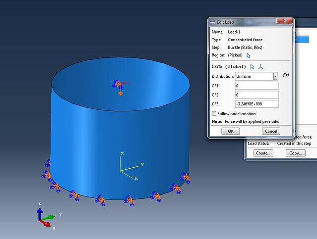 Abaqus - Eigenvalue as load for Riks Analysis.jpg