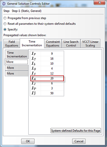 general solution controls 