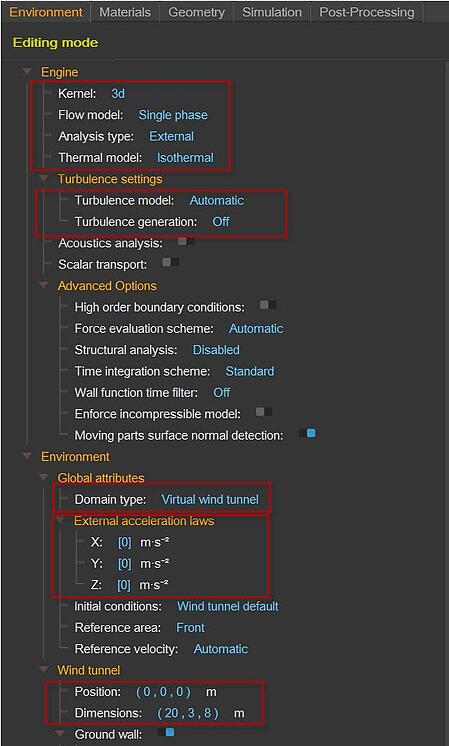 XFlow CFD Magnus Effect - Environment Settings.jpg