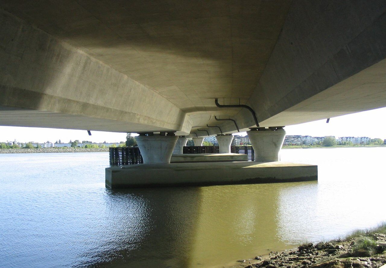 No. 2 Road Bridge in Richmond, British Columbia, Canada