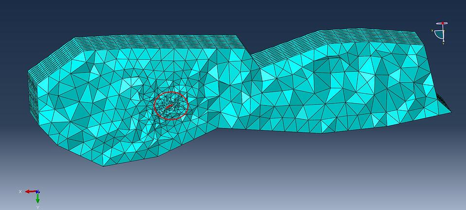 Generate Geometry & Parts From Mesh - Geostatic Analysis - Abaqus FEA